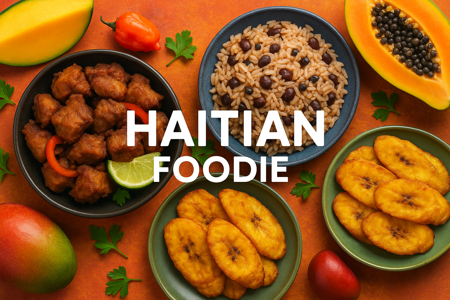 Haitian Foodie Website Banner